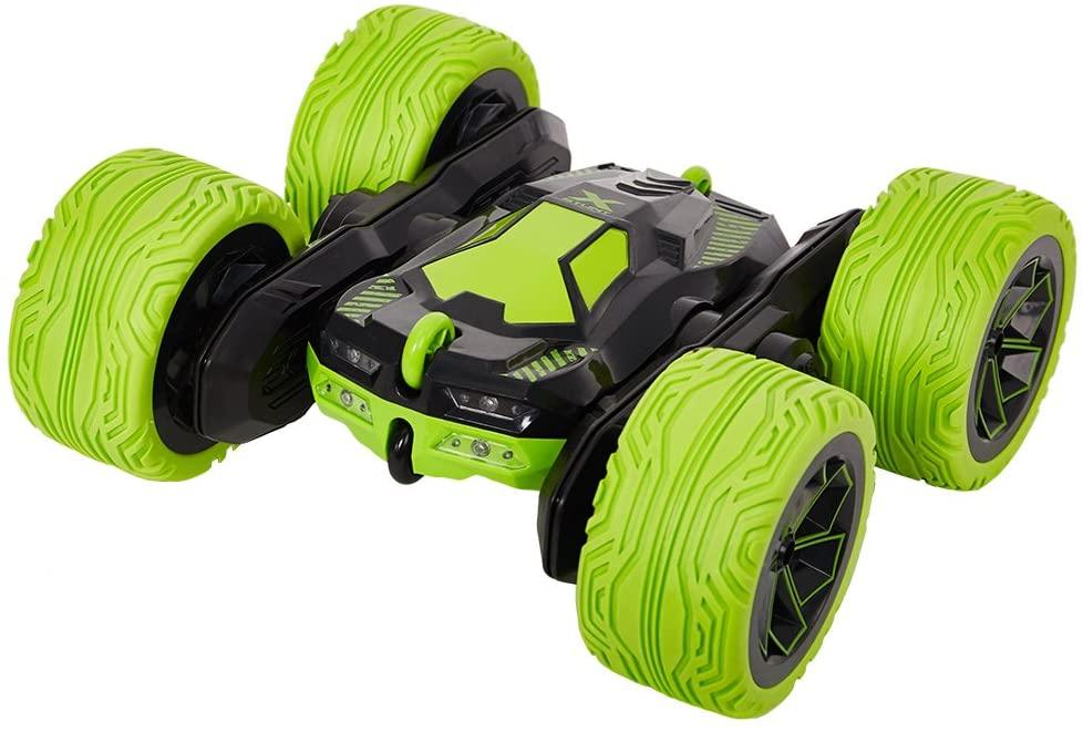 RC Cars Off-Road, 4WD Remote Control Monster Truck Rotate 360 Double Sided Race Car /Green