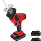 20-Volt Max Lithium-Ion Cordless Reciprocating Saw, w/2 Batteries, Portable & Lightweight One Hand Compact Reciprocating Saw kit w/Blades and Tool Case, for Outdoor Pruning, Wood, Plastic, Bone
