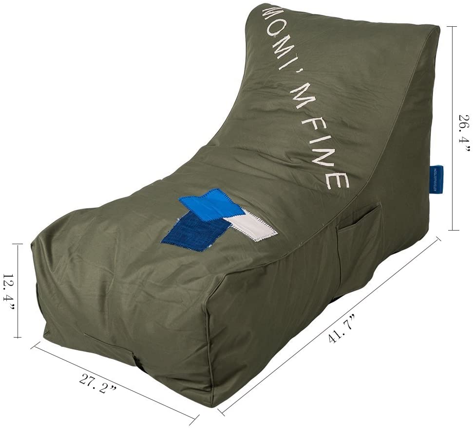 Sponge Leisure Lazy Lounger Chair Comfortable Couch Sofa Beds for Kids and Teens - Luckyermore