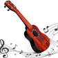 21" Faux Wood Ukulele Kids 4 String Acoustic Hawaiian Guitar Plastic Ukulele Guitar