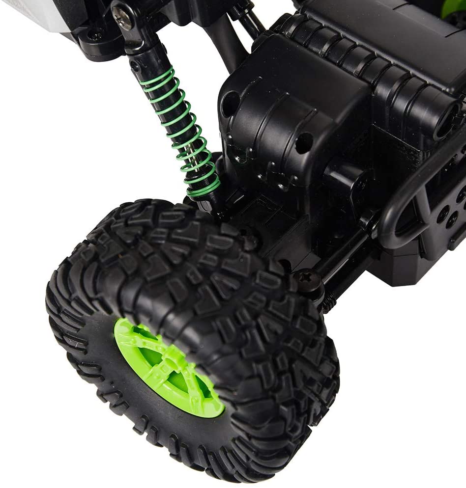 2.4GHz 4WD Off-Road Vehicles 1:16 Remote Control Rock Crawler Truck with WiFi 0.3MP Camera , Can Control by Phone , Green/Red Color