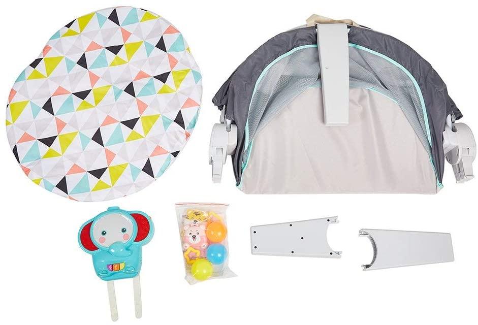 Travel Infant Bed Foldable Portable Baby Activity Center Combines Crib, Playpen and Game Room - Luckyermore
