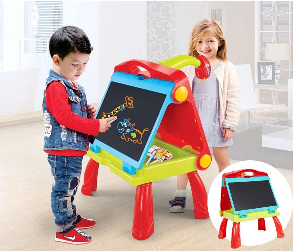 Educational Development Drawing Toy Study Table with Projector Toy for Girls & Boys Ages 6 7 8 9