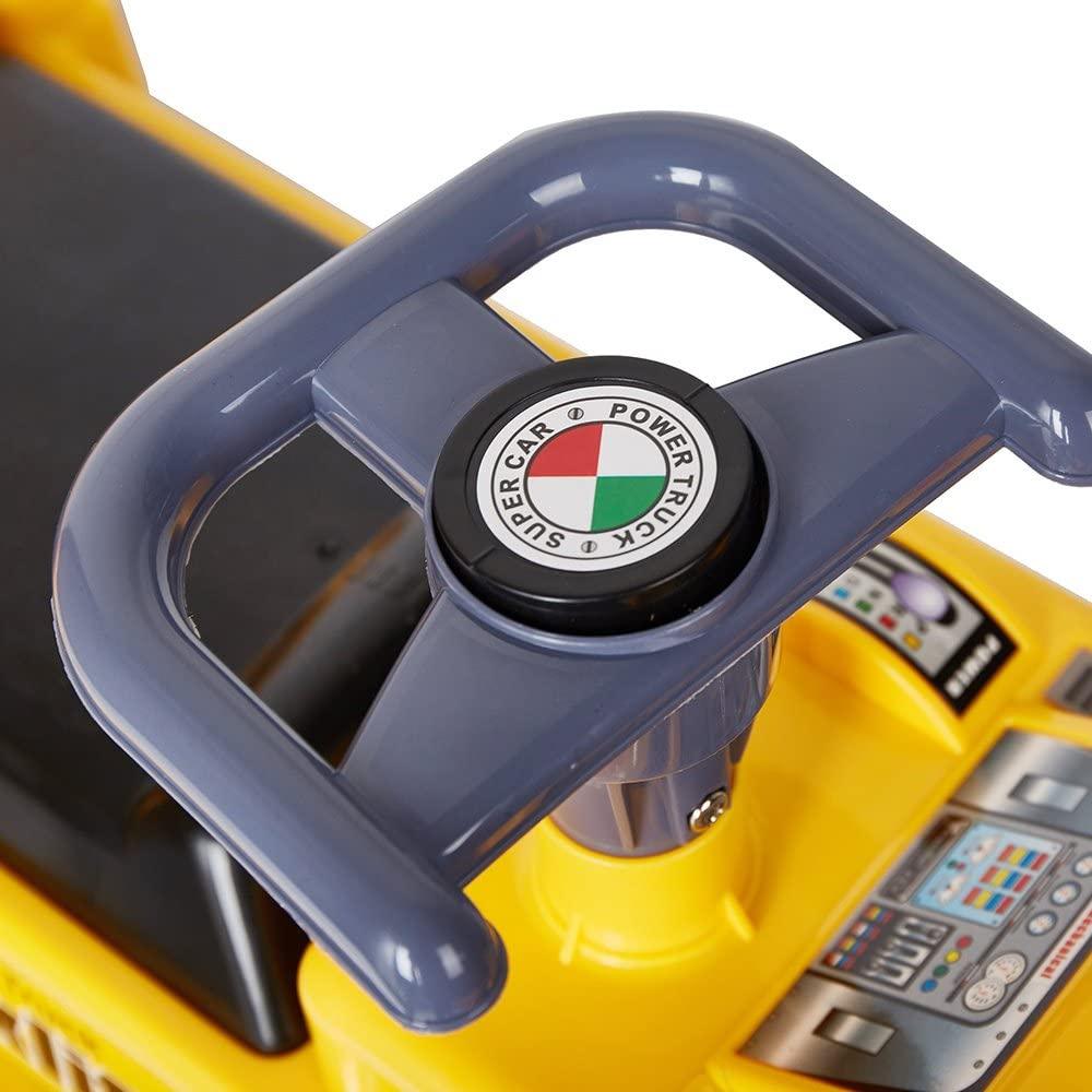 Ride-on Forklift Construction Truck Toy for Children,Sound, Lifting, Loading and Unloading, Sliding Function - Luckyermore