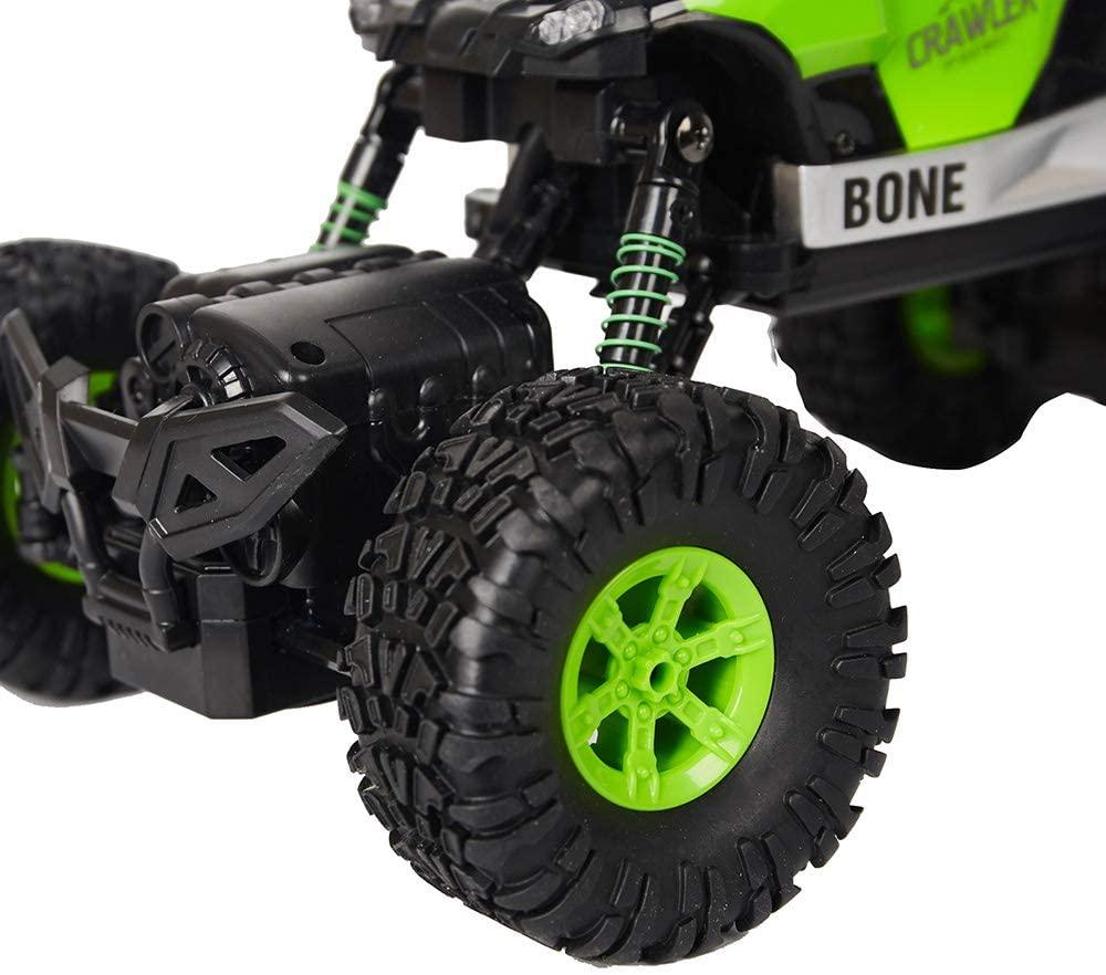 2.4GHz 4WD Off-Road Vehicles 1:16 Remote Control Rock Crawler Truck with WiFi 0.3MP Camera , Can Control by Phone , Green/Red Color