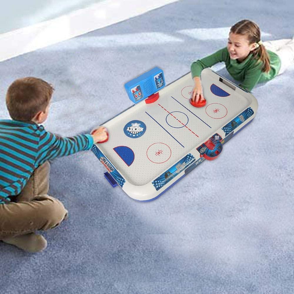 Luxury Air Hockey Table for Kids Adults Indoor Arcade Game Set with Electronic Score - Luckyermore