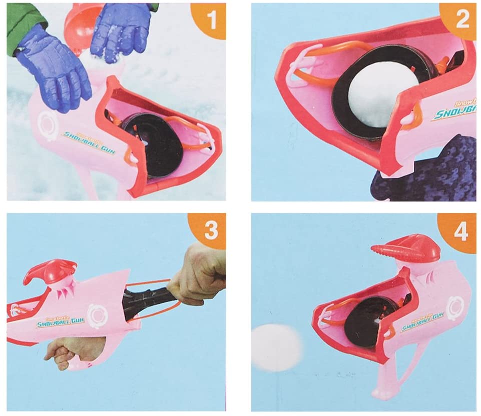Outdoor Snowball Gun Snowball Blaster Launcher Shooter Toy for Kids - Luckyermore