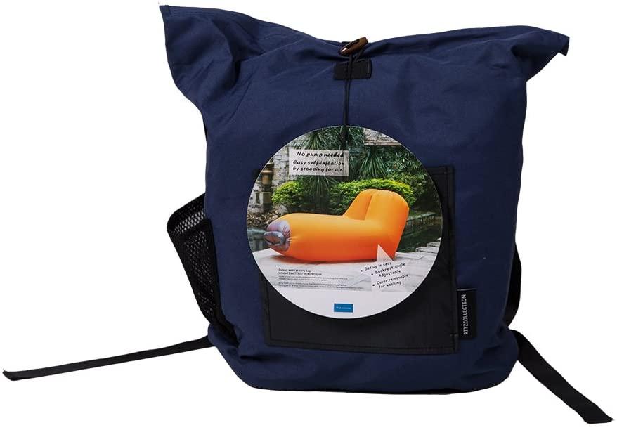 Adjustable Backrest Air Bed Sofa Inflatable Portable Hangout Sofa with Carry Bag Perfect for Camping Park Hiking Travelling Picnics Pool Music Festivals - Luckyermore