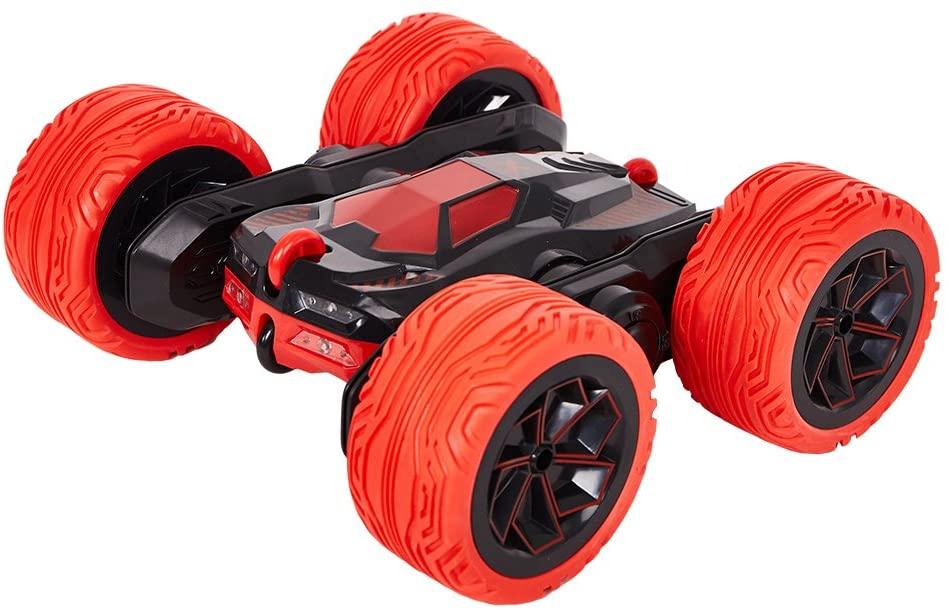 RC Car Double Sided Rotating Tumbling Ransformation 360 Degree/RED - Luckyermore