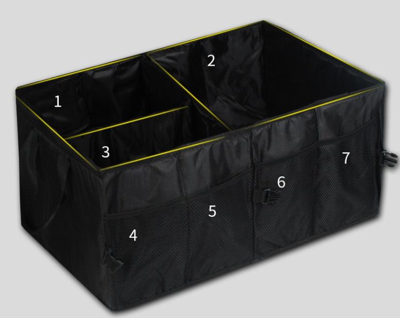 CARSTY Car Boot Oxford Cloth Fixed Luggage Box Car Boot Leather Storage Bag Storage