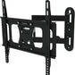 Full Motion TV Wall Mount for 23”-55” Flat Screen TVs, Monitor with Swivel Articulating Arms, up to VESA 400x400mm and 66 lbs