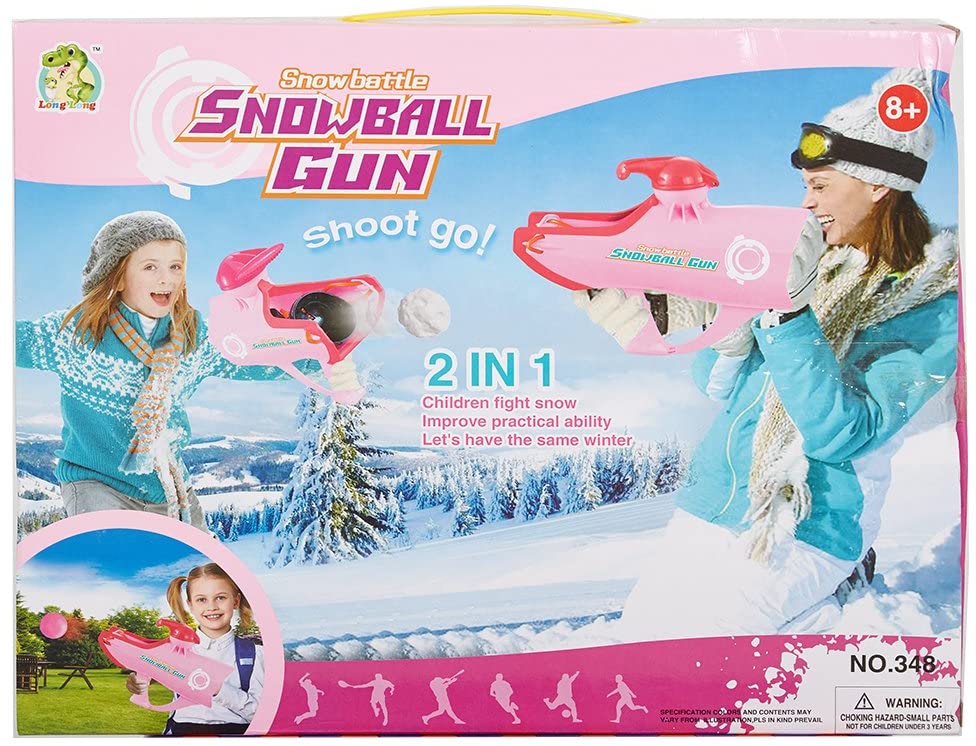 Outdoor Snowball Gun Snowball Blaster Launcher Shooter Toy for Kids