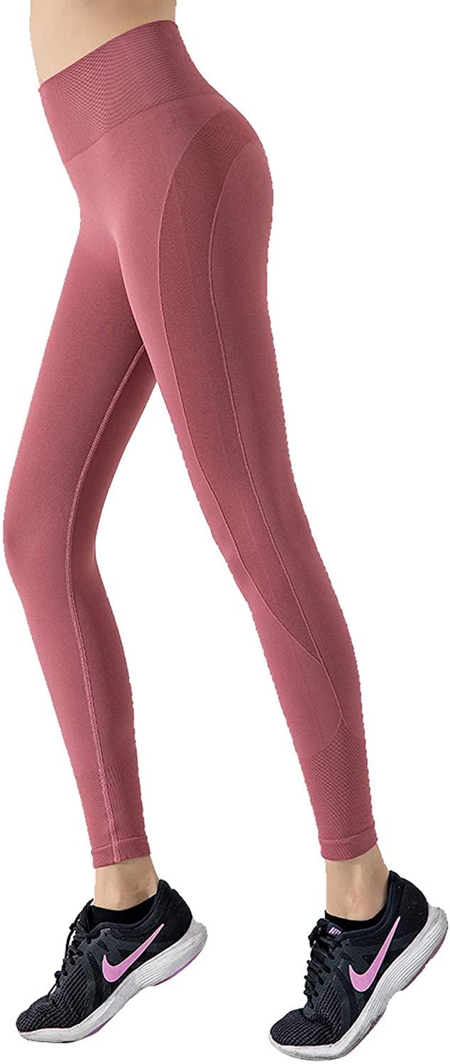 Women High Waist Black Tight Yoga Pants Tummy Control Workout Leggings