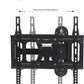 Full Motion TV Wall Mount for 23”-55” Flat Screen TVs, Monitor with Swivel Articulating Arms, up to VESA 400x400mm and 66 lbs