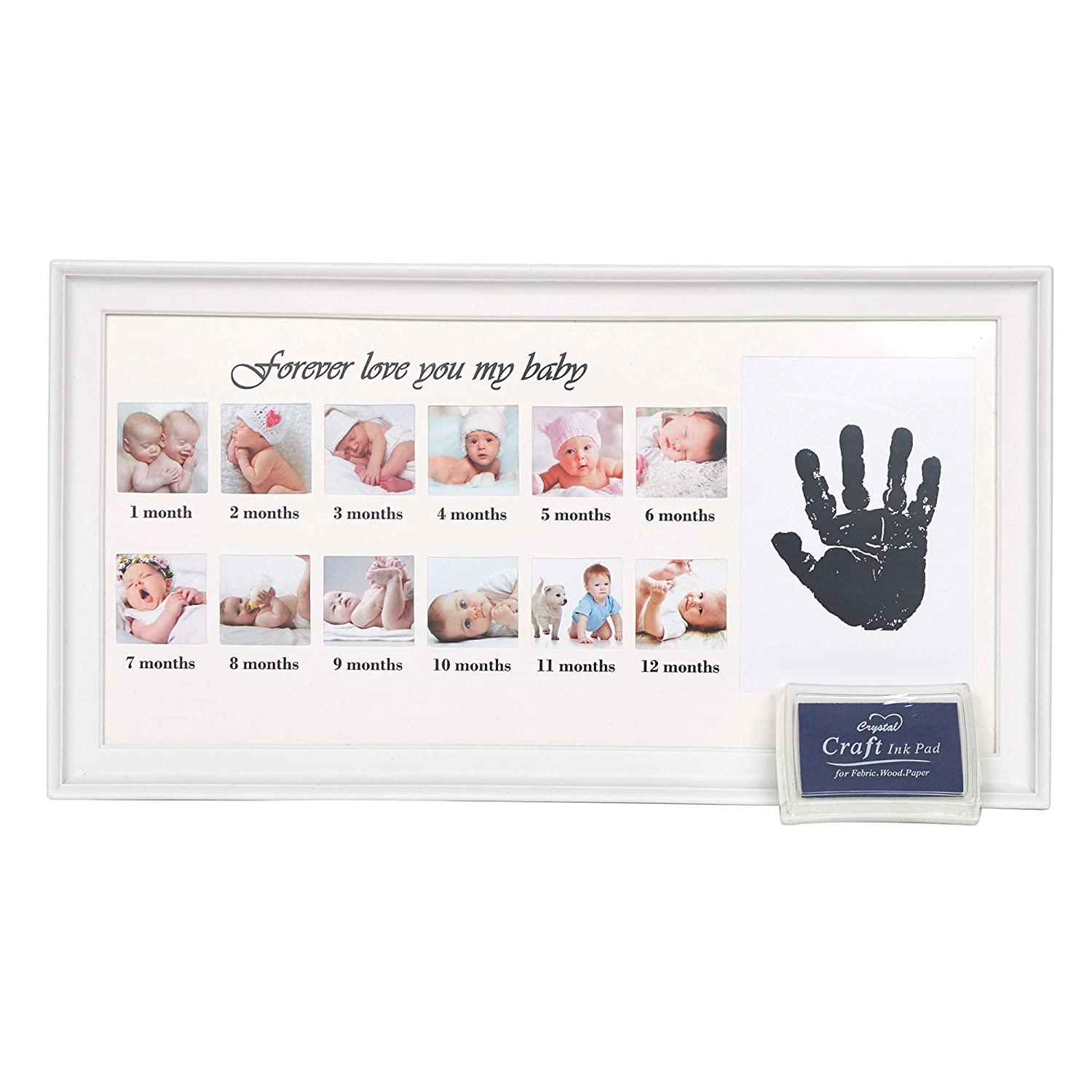 Baby Picture Frame Handprint Keepsake Photo Frames - Luckyermore