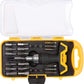 Multi-purpose Tool Set Tool Kit for Home Small Repair,General Household Tool box with Plastic Storage Case