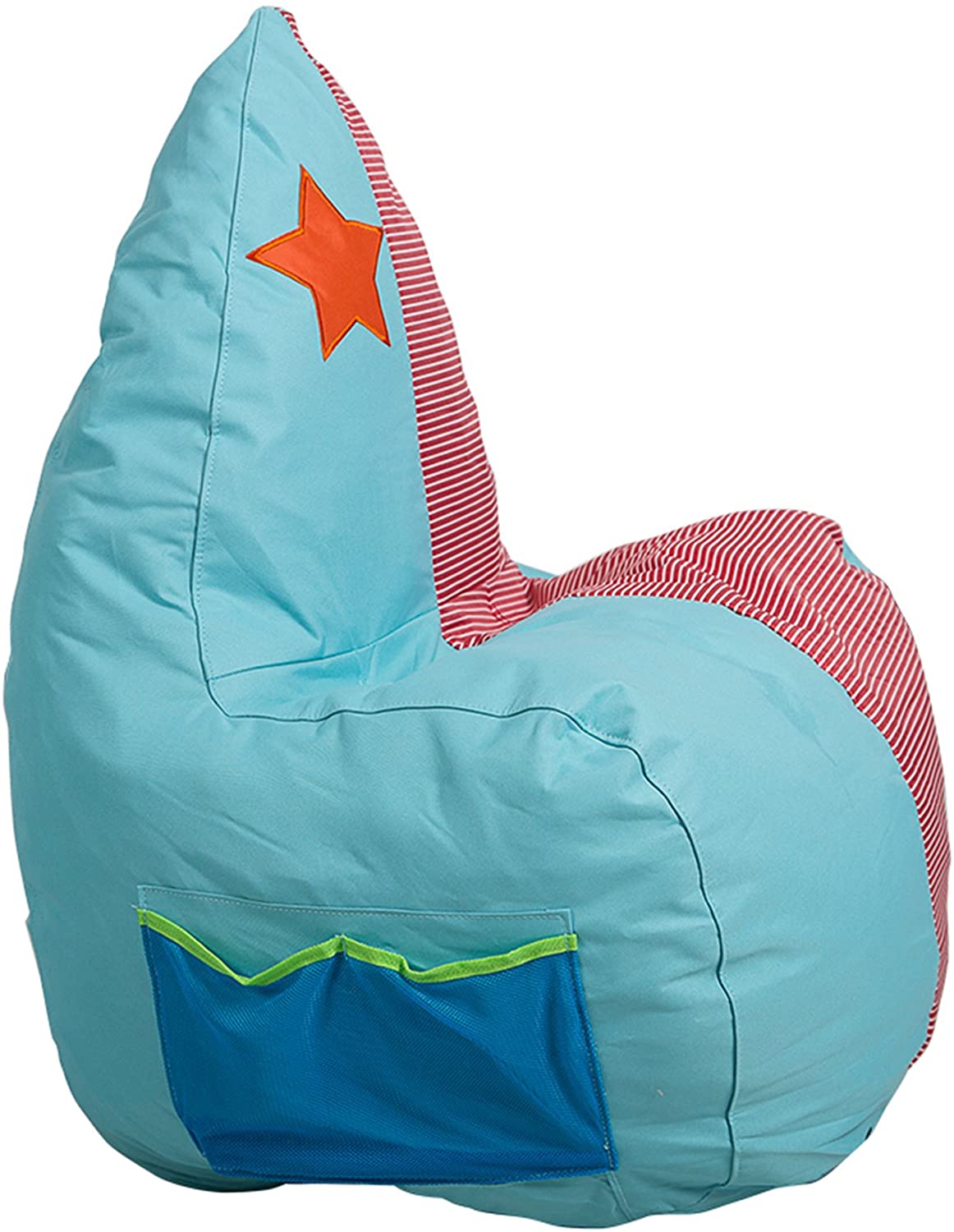Soft Kids Bean Bag Chair Children Lounger Chairs Sofa - 3 Types - Self-Rebound Sponge, Star
