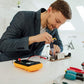 Multi-purpose Tool Set Tool Kit for Home Small Repair,General Household Tool box with Plastic Storage Case