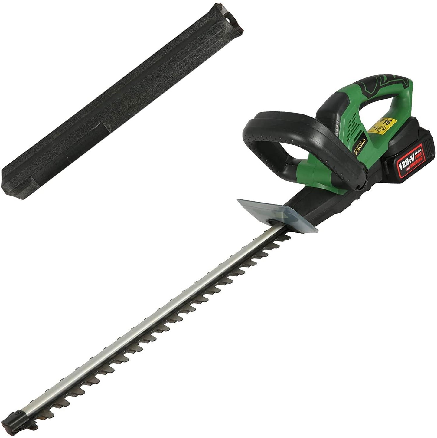 23-inch 20V Electric Hedge Trimmer Cordless, Light Weight & 90min Long-Lasting, Garden Hedge Trimmer w/Dual-Action Blade, Lawn Shrub Trimmer, 2.0Ah Li-Lon Battery & Fast Charger Included