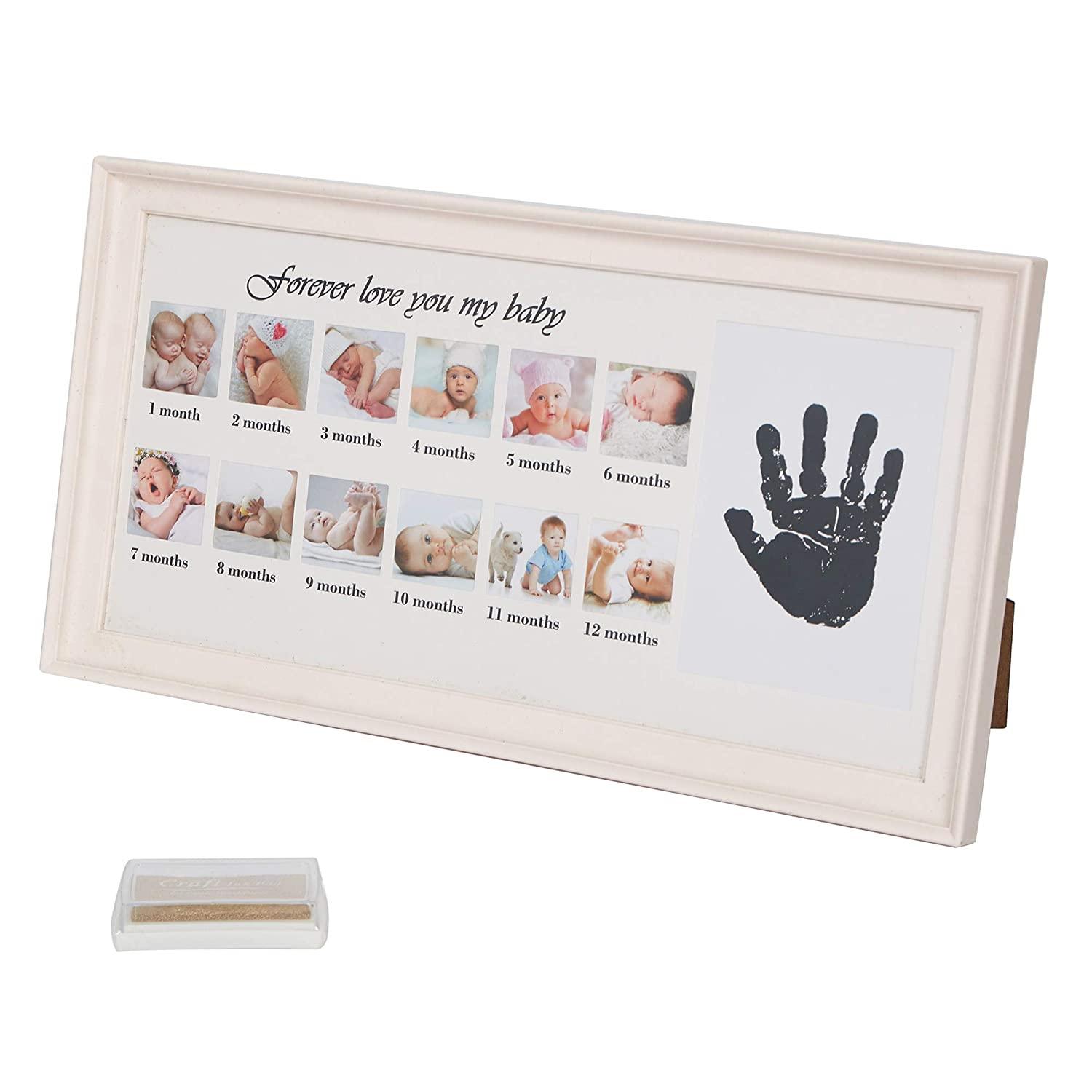 Baby Picture Frame Handprint Keepsake Photo Frames - Luckyermore