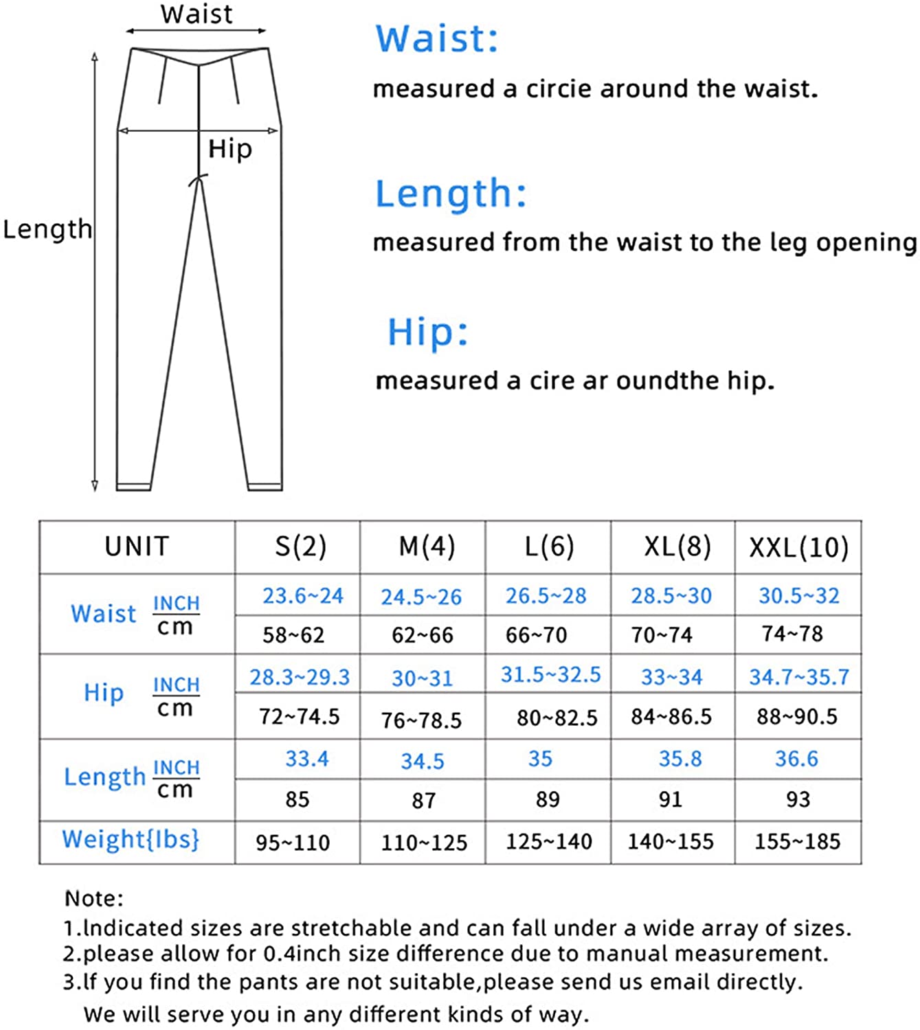 Women High Waist Black Tight Yoga Pants Tummy Control Workout Leggings