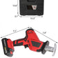 20-Volt Max Lithium-Ion Cordless Reciprocating Saw, w/2 Batteries, Portable & Lightweight One Hand Compact Reciprocating Saw kit w/Blades and Tool Case, for Outdoor Pruning, Wood, Plastic, Bone