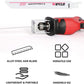 20-Volt Max Lithium-Ion Cordless Reciprocating Saw, w/2 Batteries, Portable & Lightweight One Hand Compact Reciprocating Saw kit w/Blades and Tool Case, for Outdoor Pruning, Wood, Plastic, Bone