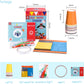 Mobee Felt Paper Cup Sticker DIY Craft Kits Paper Art Training Early Educatioanl Playing Toys Kids
