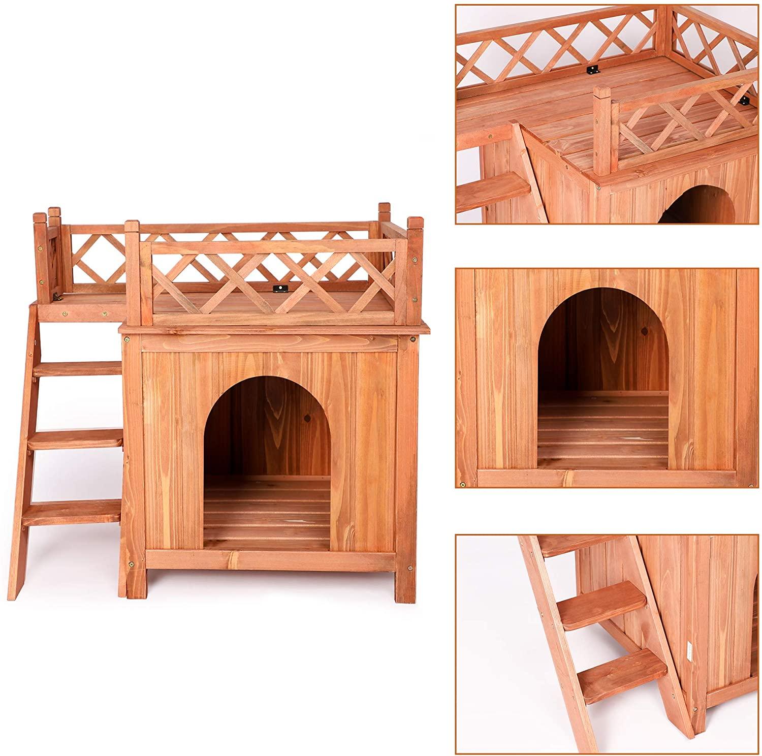 Small Pet Cage Pet House Pet Play House, Fir Wood