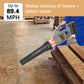 Cordless Leaf Blower Battery Powered Electric Leaf Blower 89 MPH Variable Speed 18000 RPM 40V Lithium Leaf Blower Cordless with Battery & Charger Garden Cleaning Garage Dusting