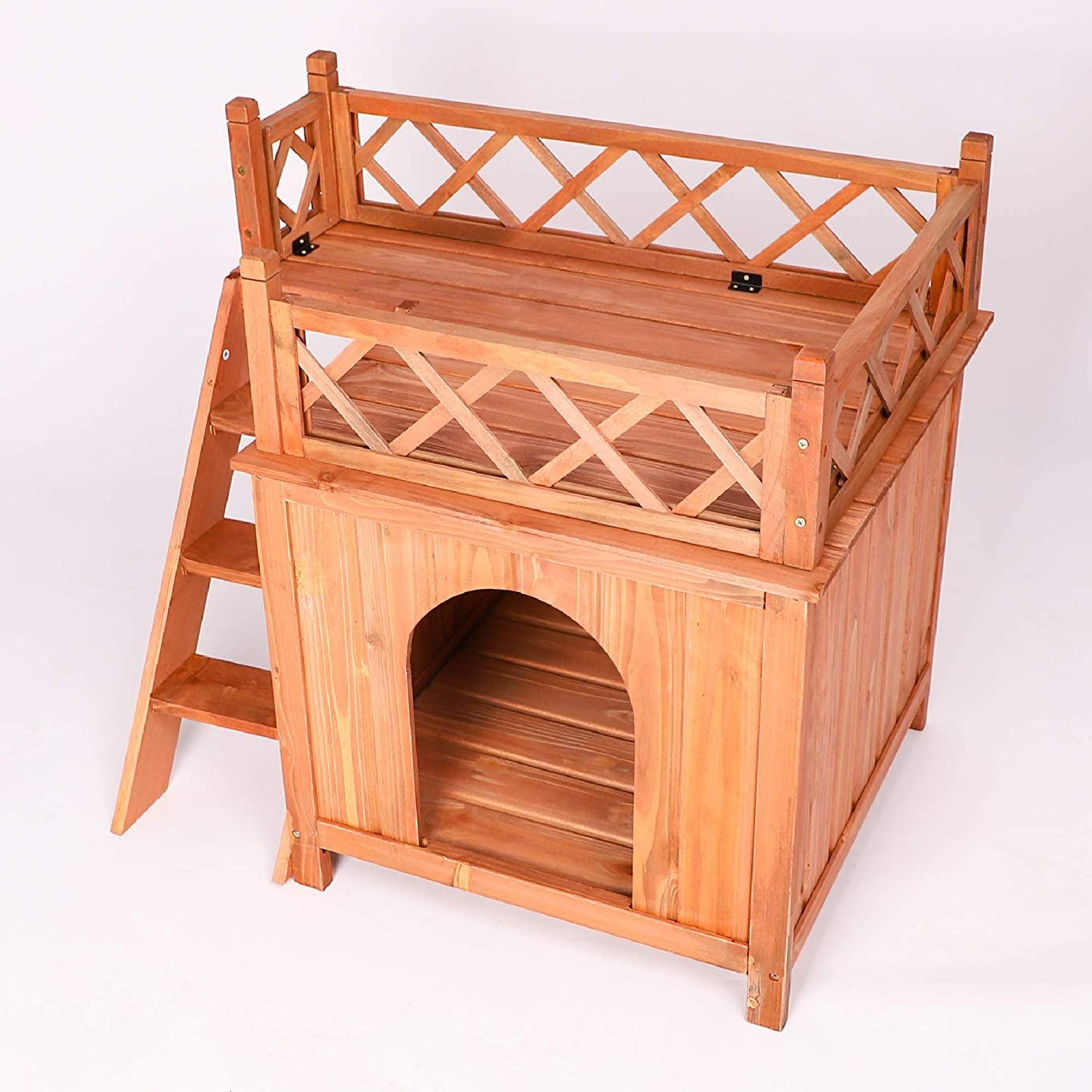 Small Pet Cage Pet House Pet Play House, Fir Wood