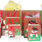 12 Pack Assorted Christmas Gift Bags with Small Medium Large Size, 4 Xmas Pattern Holiday Gift Bags with Tissue Paper, Bright