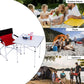 Aluminum Camping Table Lightweight Portable Outdoor Picnic Table with Roll Up Top Carrying Bag for Picnic Beach BBQ Party Traveling Hiking