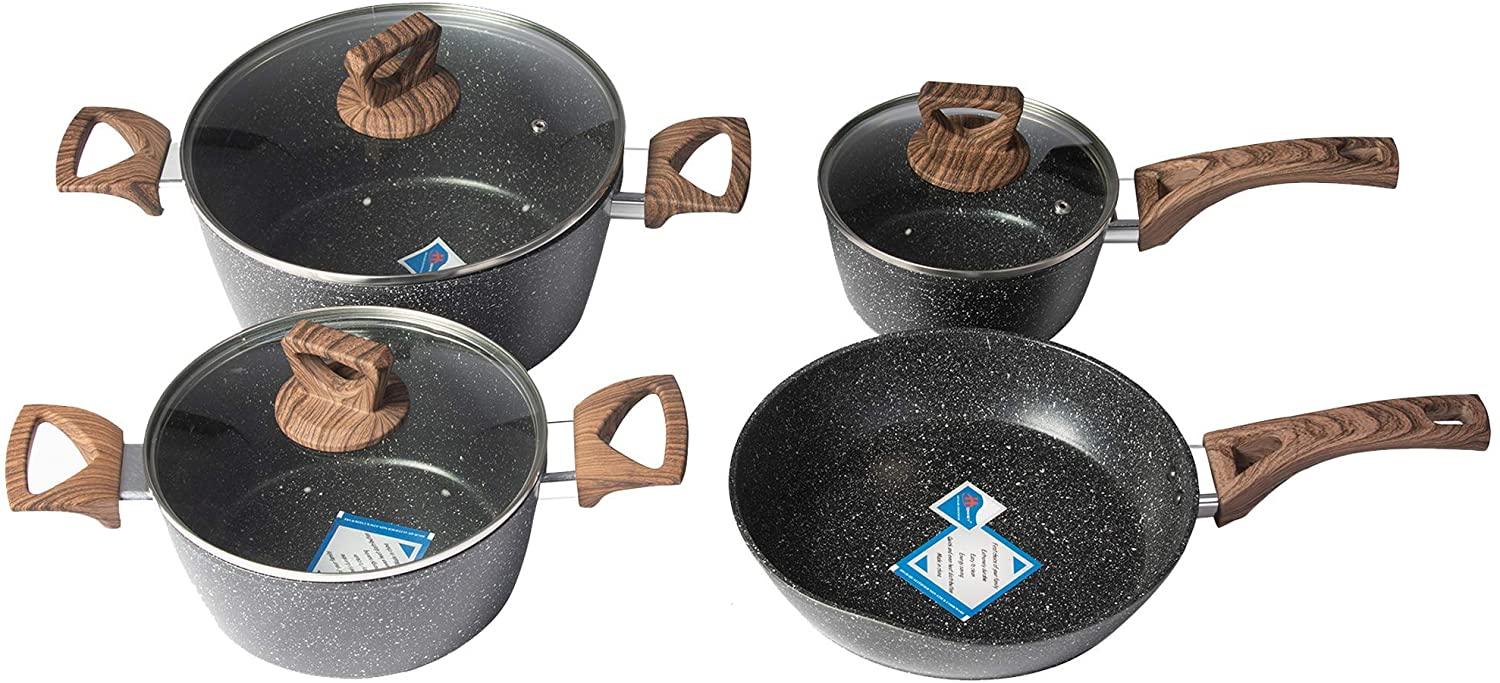 Stainless Steel Pots and Pans Sets,Classic Cookware set,5pcs - Luckyermore