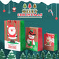 12 Pack Assorted Christmas Gift Bags with Small Medium Large Size, 4 Xmas Pattern Holiday Gift Bags with Tissue Paper, Bright