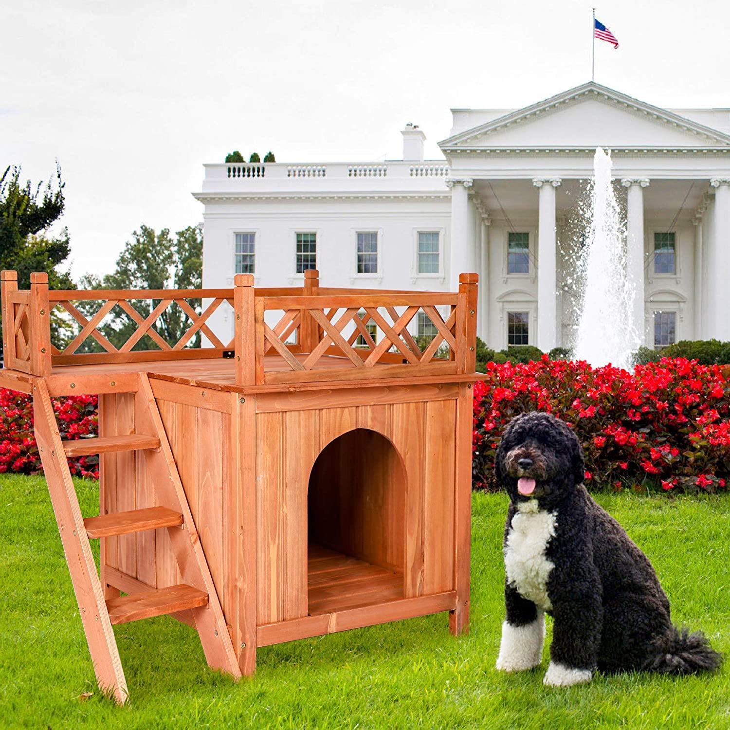 Small Pet Cage Pet House Pet Play House, Fir Wood - Luckyermore