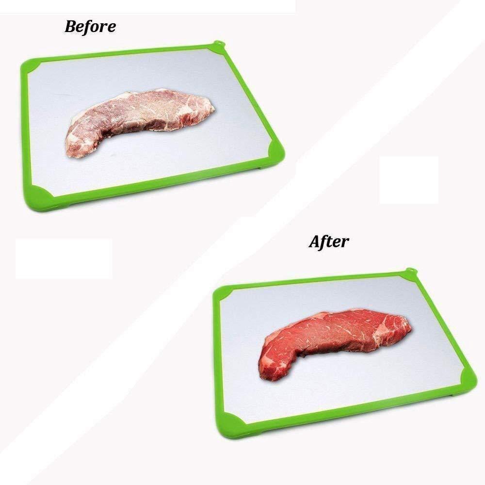 Automatic Thawing Plate Cutting Board Fast Frozen Food Meat Fish Food Miracle Defrosting Tray Kitchen Gadgets Cooking Tools - Luckyermore