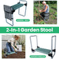 Widen Upgrade Foldable Garden Kneeler Bench and Seat Stool w/Tool Pocket, Green