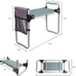Widen Upgrade Foldable Garden Kneeler Bench and Seat Stool w/Tool Pocket, Green