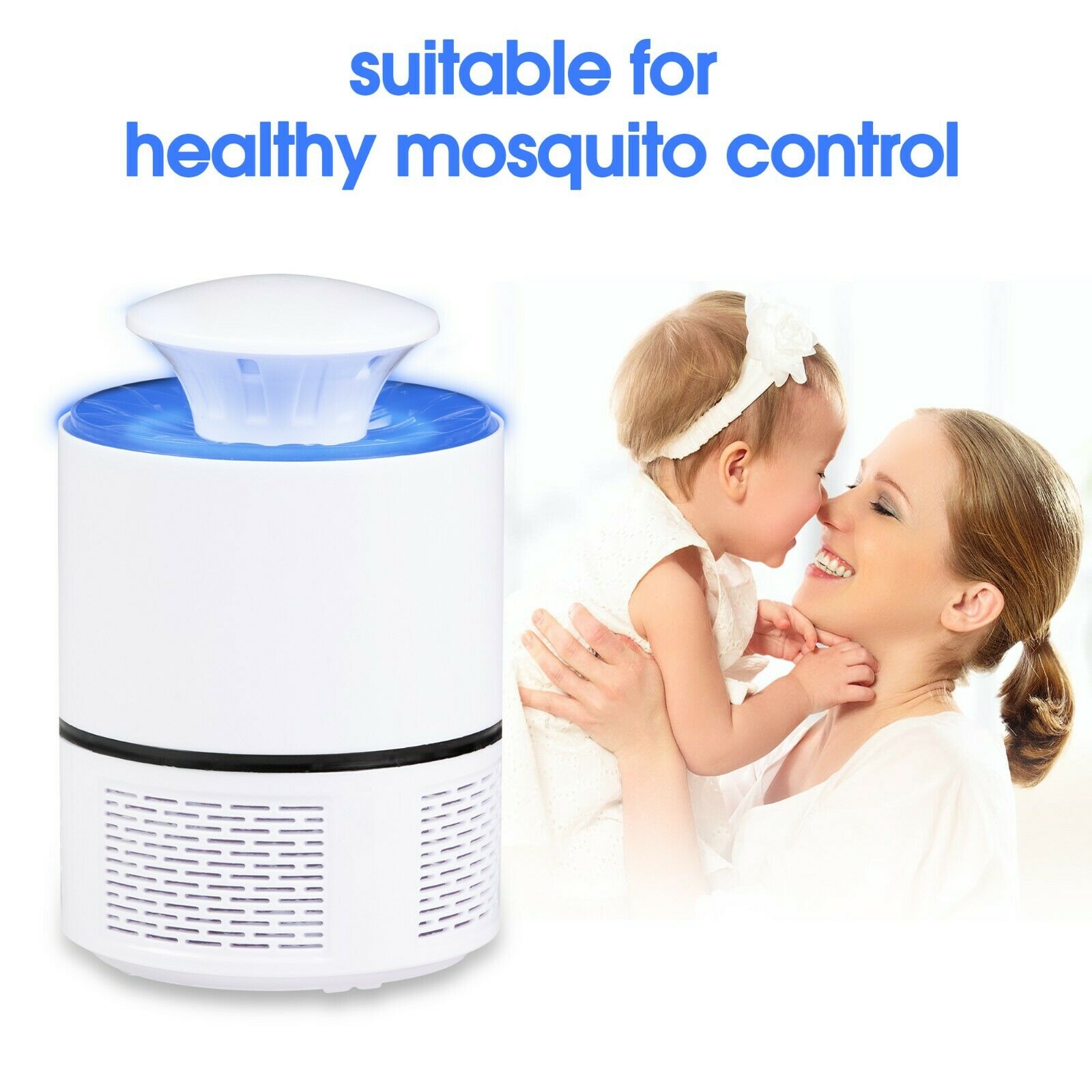 Electric Mosquito Zapper Insect Killer Lamp Fly Bug Trap LED Light USB