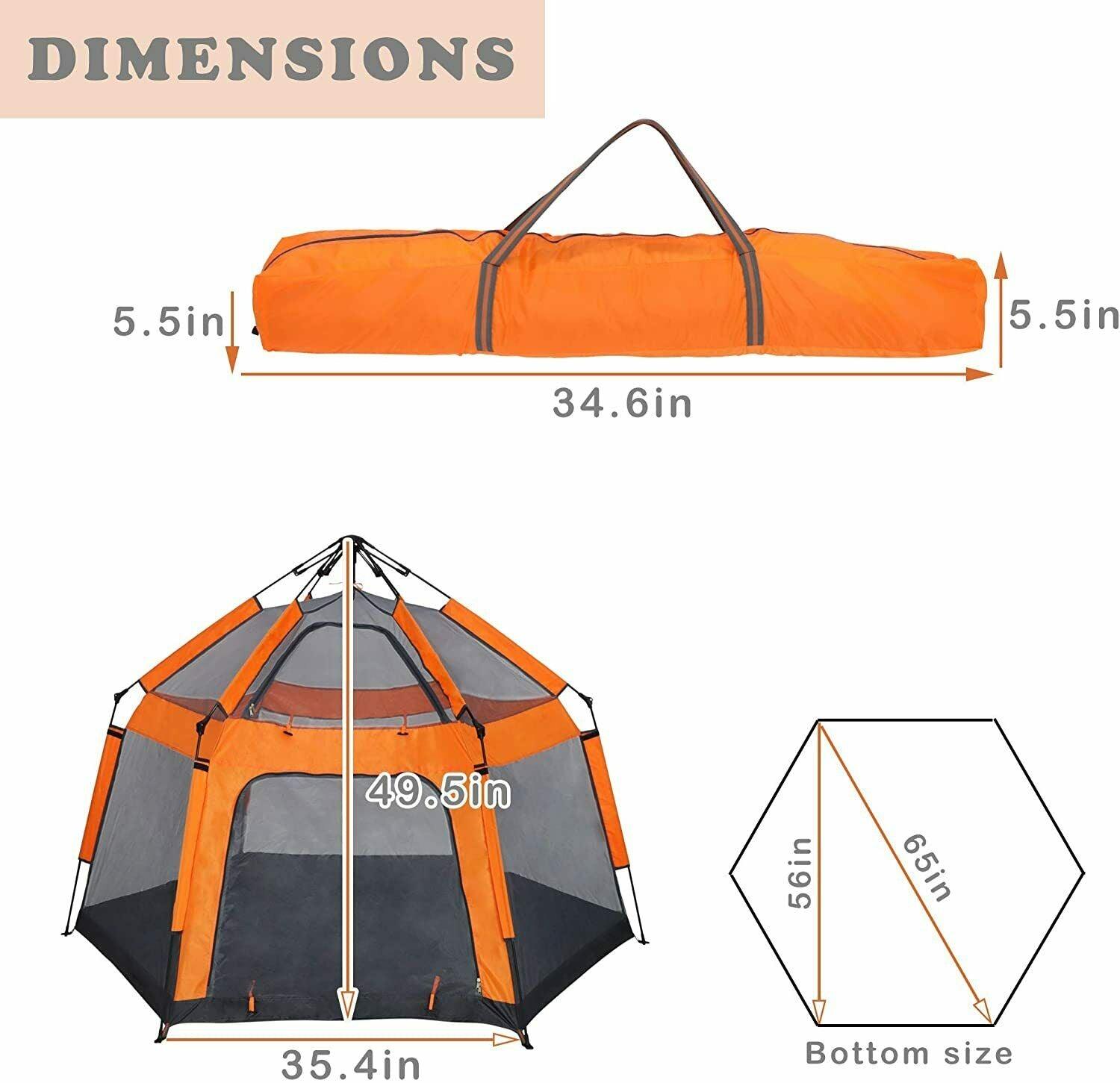 Luckyermore Pop Up Kids Play Tent Portable PlayHouse Camping beach Indoor Game Toys