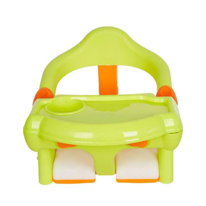 2 in 1 Baby Bath Tub Training Dinning Booster Chair Seat Safety Feeding