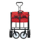 LUCKYERMORE 220 lbs Capacity Folding Wagon Collapsible Garden Utility Cart Camping Outdoor