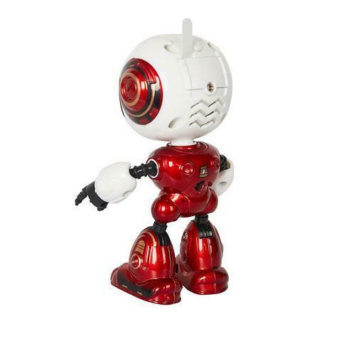 Kid Mini Metal Robots Toy Toddler Music Light Birthday Xmas Boys Gift